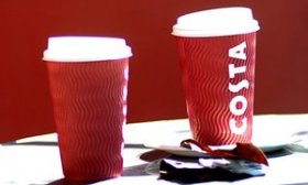 Costa Coffee cups