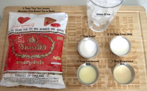 Thai Iced Tea ingredients