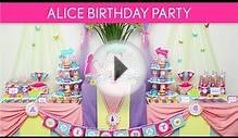 Alice in Wonderland Birthday Party Ideas // Wonderland Tea