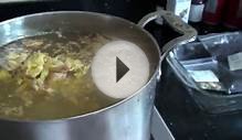 Boiling Organic Ginger for Ginger Brew and Masala Chai Tea