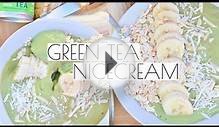 MATCHA GREEN TEA NICECREAM IN 50 SECONDS | VEGAN RECIPE