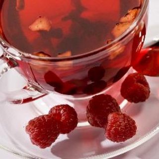 Raspberry tea is sweet and packed with antioxidants.