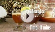 Iced Green Tea Recipe